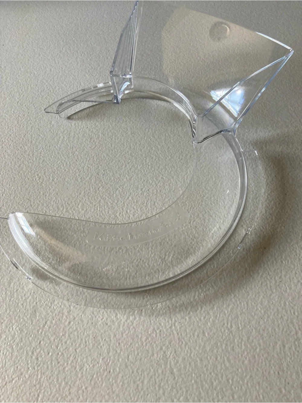 KitchenAid Stand Mixer Clear Plastic Pouring Shield Splash Guard Attachment